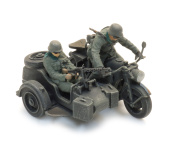 Artitec 6870749 - H0 - Zündapp mit Beiwagen Wehrmacht